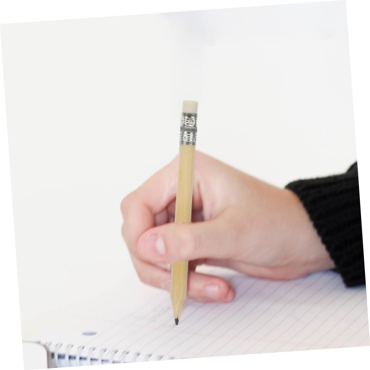 Amazon | TOGEVAL 100本の木製筆記用鉛筆、消しゴム付き鉛筆、スケッチ